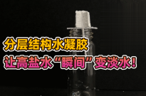 ?分層結(jié)構(gòu)水凝膠：高鹽水淡化的革命性突破